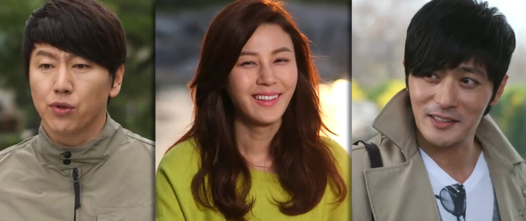 [left] Kim Soo-Ro as Im Tae-San, [middle] Kim Ha-neul as Seo Yi-Soo, and [right] Jang Dong-gun as Kim Do-Jin