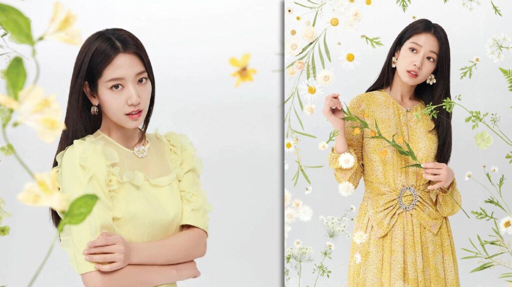 Park Shin Hye for Mojo.S.Phine, a South Korean clothing brand