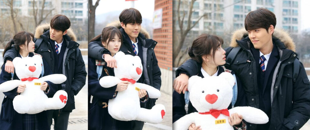 Shin Joon-young portrayed by Kim Woo-bin, and No Eul played by Bae Suzy